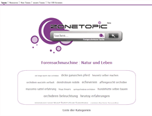Tablet Screenshot of nature.zonetopic.org