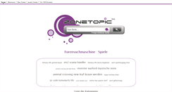 Desktop Screenshot of game.zonetopic.org