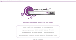 Desktop Screenshot of economy.zonetopic.org